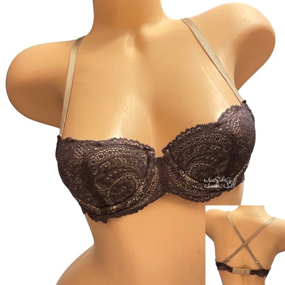 ThirdLove Other - ThirdLove 24/7 Memory Foam Lace Criss Cross Convertible Balconette Bra 34A